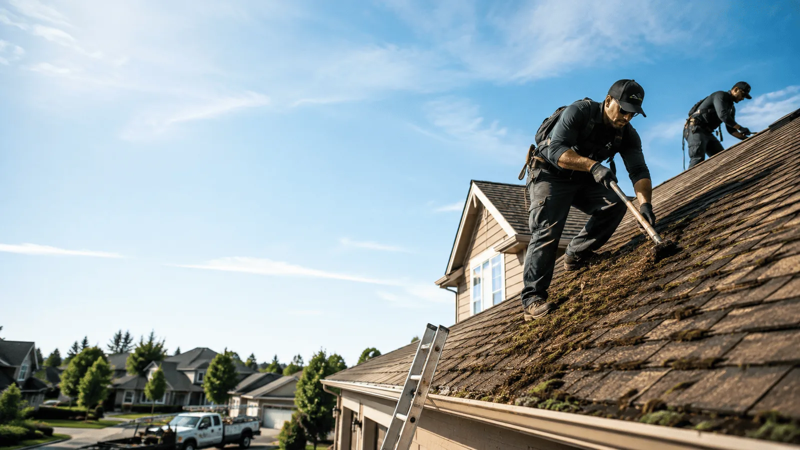 Roof Moss Removal in Weston, PA near me
